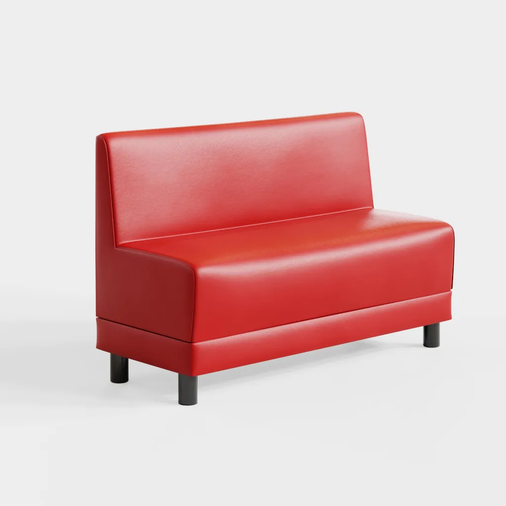 PARMA restaurantsofa, nærbilde av trekket
