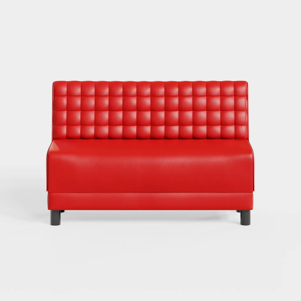 PARMA II restaurantsofa, nærbilde av trekket
