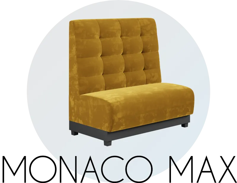 MONACO MAX restaurantsofa, produktbilde 1 av 2